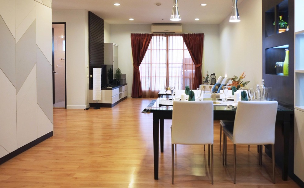 ♦ Nice view ♦ ชั้น 20+ ห้องมุม 120.00 ตร.ม. | 3 ห้องนอน 3 ห้องน้ำ | คอนโดใกล้ BTS อโศก 3 นาที, เทอร์มินอล21 6 นาที, มศว. 10 นาที, เอ็มสเฟียร์ 12 นาที – รูปที่ 3