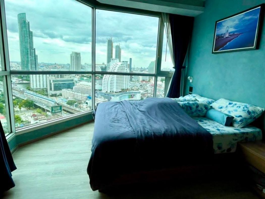 Condo for sale: Rhythm Sathorn 21, 23rd floor, Building N, size 38 sq m, river view, selling for 5,538,300 baht.