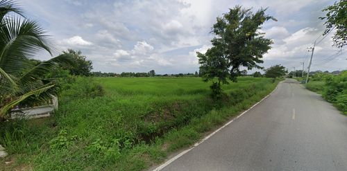 Land for sale, 4 rai, long plot, Chachoengsao