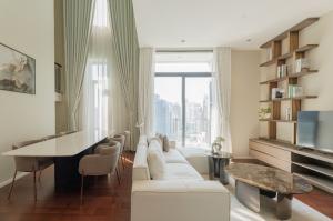 For sale, luxury condo Diplomat Sukhumvit 39, Duplex corner room, privacy, 3 bedrooms, beautifully decorated, fully furnished, near BTS Phrom Phong