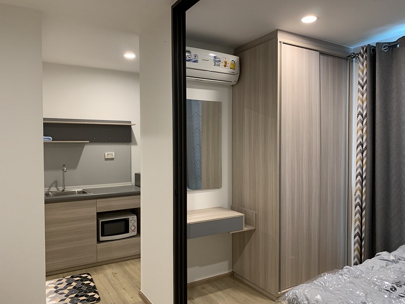 ขาย พราว คอนโด (Proud Condo) ฉะเชิงเทรา ห้องใหม่ พร้อมเข้าอยู่ เฟอร์นิเจอร์ เครื่องใช้ไฟฟ้าครบ – รูปที่ 4