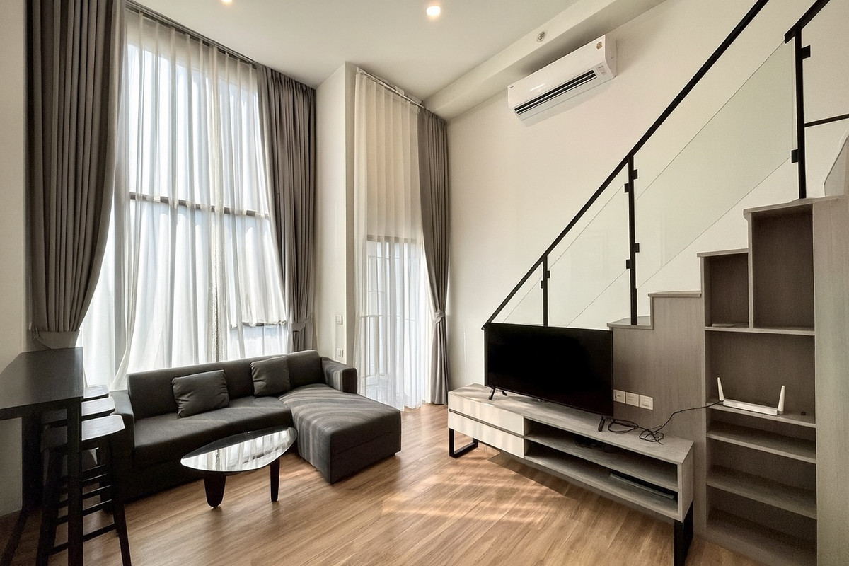 Condo for rent: Origin Plug & Play Nonthaburi Station Duplex 1 bedroom 1 bathroom 37 sq m. Fully furnished & electrical appliances, ready to move in 16,000 baht/month Condo for rent: Origin Plug & Play Nonthaburi Station Duplex 1 bedroom 1 bathroom 37 sq m. Fully furnished & electrical appliances, ready to move in 16,000 baht/month