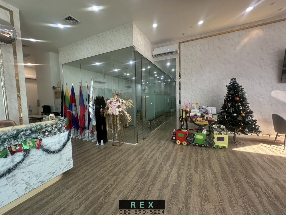 For rent: space/office on Ratchada-Rama 9-Huai Khwang Road, suitable for showroom, clinic, office, usable area 218 square meters. – รูปที่ 3
