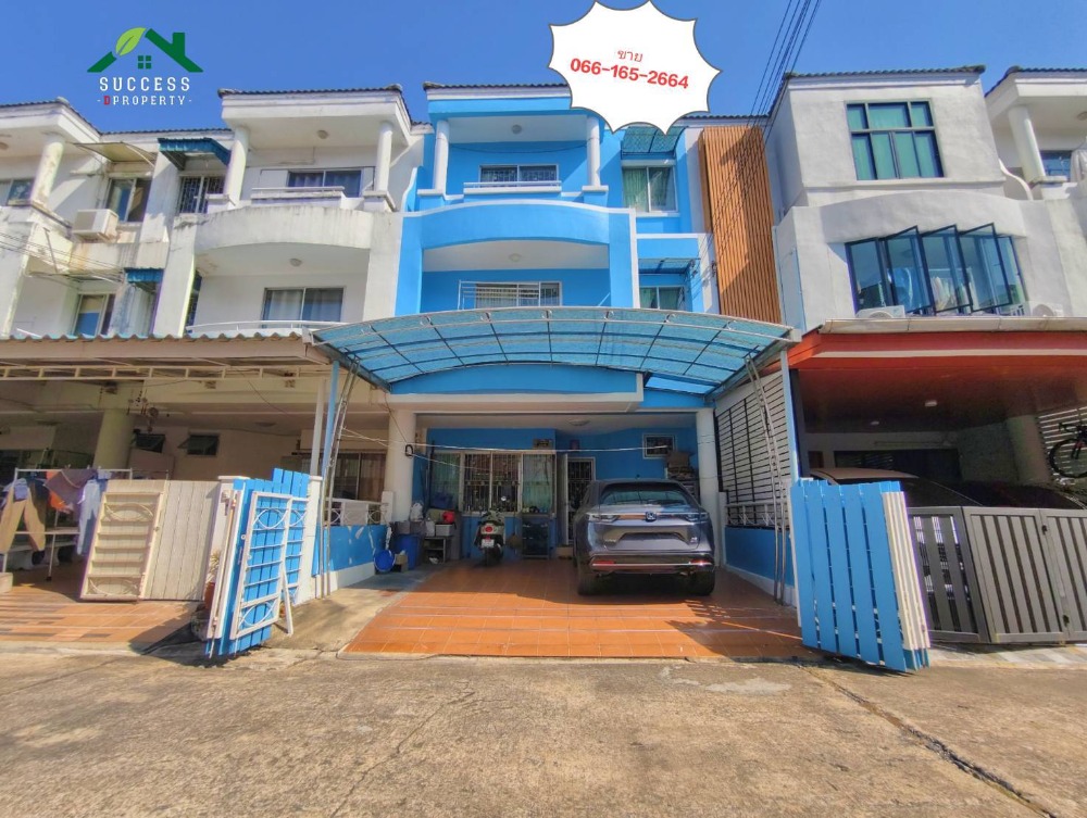 For sale: 3-storey townhouse, My Home Town, Theparak, Km. 1, good condition, fully extended, near the BTS, Samrong Interchange, location on Theparak Road – รูปที่ 4