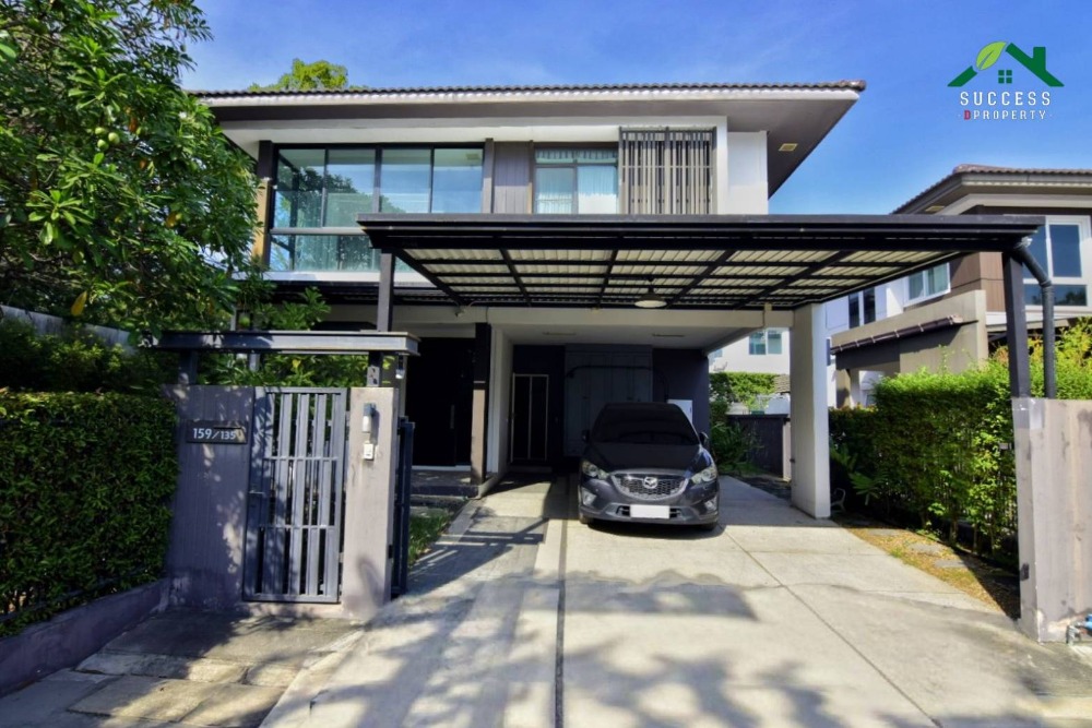 #ขายบ้านเดี่ยว มัณฑนา ศรีนครินทร์-บางนา บ้านแปลงมุม เนื้อที่เยอะ ต่อเติมครบ ทำเลติดถนนหนามแดง ใกล้รถไฟฟ้า MRT ศรีด่าน – รูปที่ 2