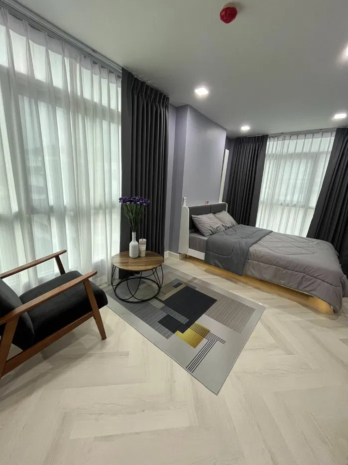 South direction, good wind, beautiful corner room, complete furniture ⭐Casa Condo Sukhumvit 97 (Casa Condo Sukhumvit 97)