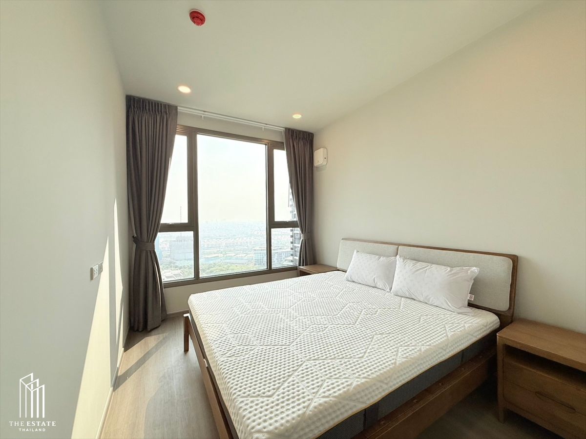 For rent Whizdom The Forestias (Destinia) 2 ห้องนอนขนาดใหญที่สุดในชั้น Layout แบบหน้ากว้าง  – รูปที่ 2