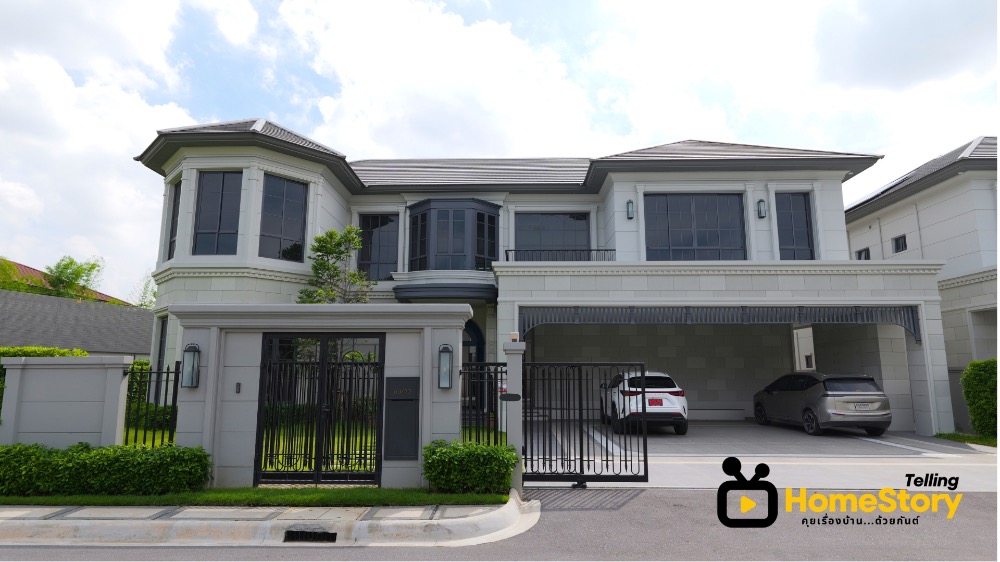 For sale, Super Luxury Class house, 4 bedrooms, 4 parking spaces, new house, never occupied, Narasiri Krungthep Kreetha project For sale, Super Luxury Class house, 4 bedrooms, 4 parking spaces, new house, never occupied, Narasiri Krungthep Kreetha project