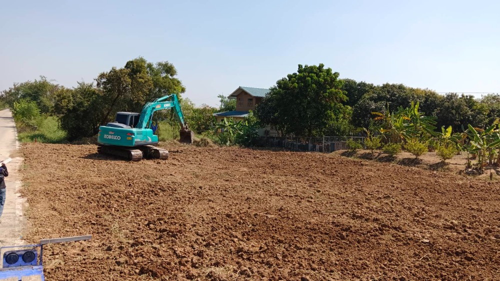 Land for sale, 52 sq.w., Soi 9/11, Village No. 9, Khlong Sam Subdistrict, Khlong Luang District, filled in, on the road, can be paid in installments, near Wat Thammakaya – รูปที่ 3