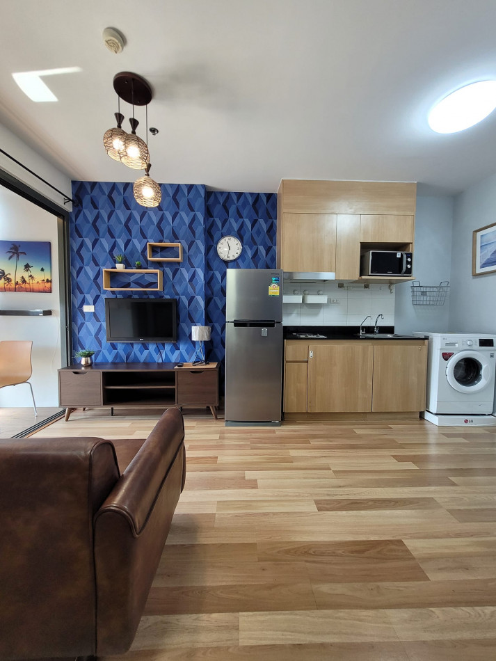 Condo for sale Ideo Blucove Sukhumvit, near BTS Udomsuk, room size 27 sq m, fully furnished, ready to move in