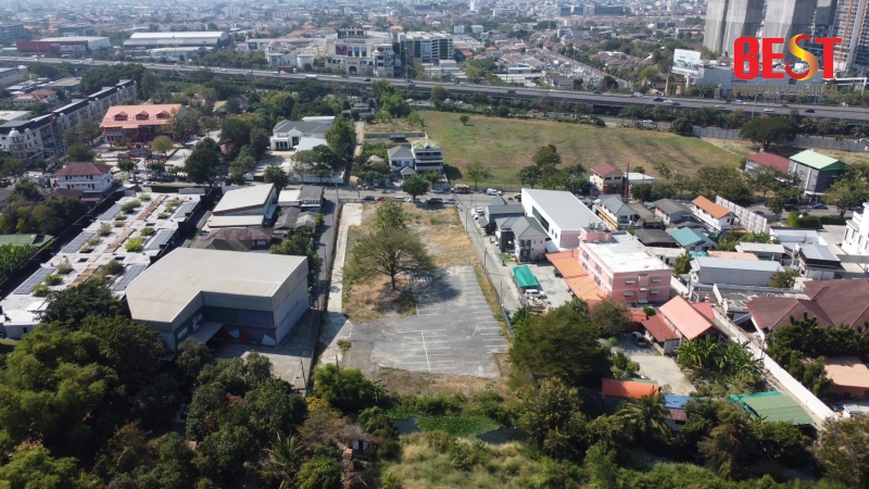 For sale: vacant land, almost 3 rai, on Yothin Phatthana Road, beautiful plot shape, already filled, suitable for investment – รูปที่ 2