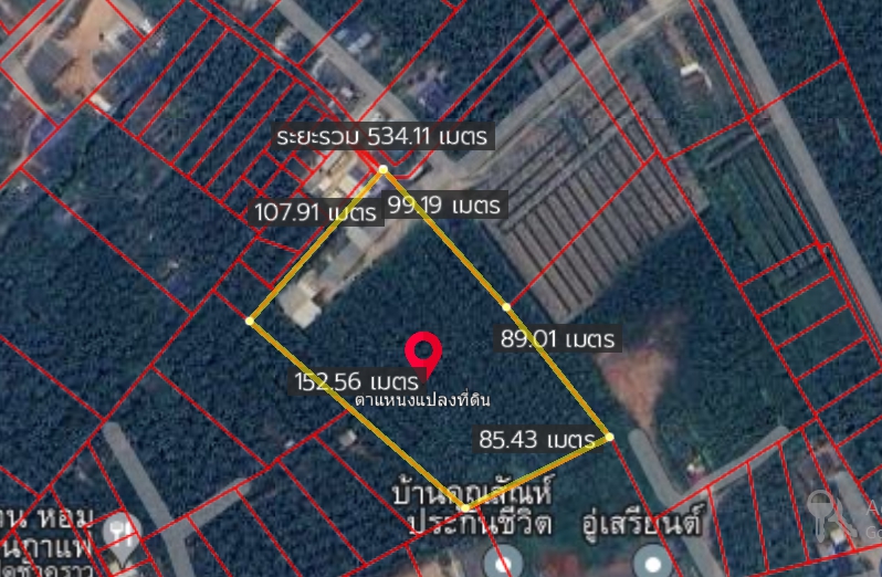 Cheap land for sale, area 9 rai, Amphawa, Samut Songkhram Cheap land for sale, area 9 rai, Amphawa, Samut Songkhram