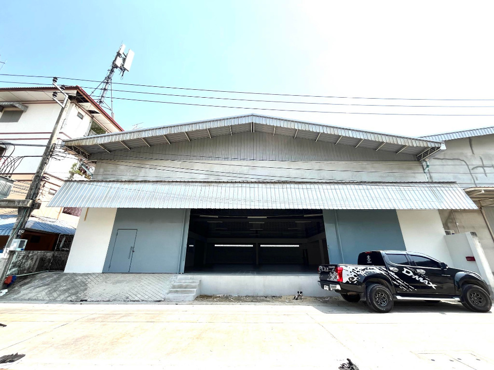 โกดังให้เช่า [ปลูกกัญชาได้] มีชั้นลอย  ลาดกระบังใกล้สนามบิน