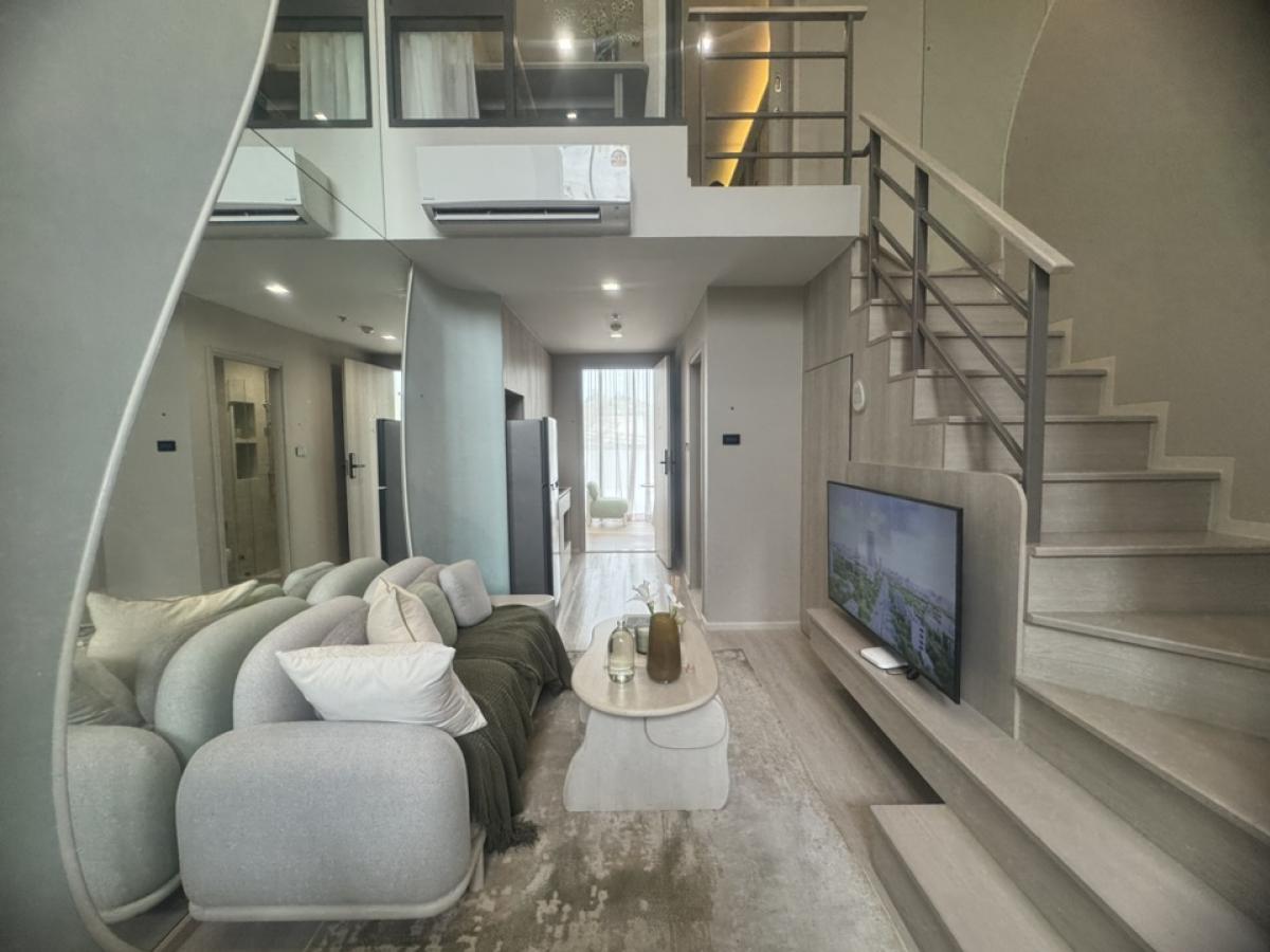 Reference Kaset District  ตรงข้าม ม.เกษตรฯ ห้องเพดานสูง 4.8 ม. 💢Fully Furnished💢ราคาเริ่ม 4.69 ล้านบาท*☎️ contact 0646428664 (Phat) 