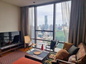 🔥The Bangkok Sathorn good price for sale! 1 Bedroom High floor nice view near BTS Chong Nonsi Tel 086-369-2224