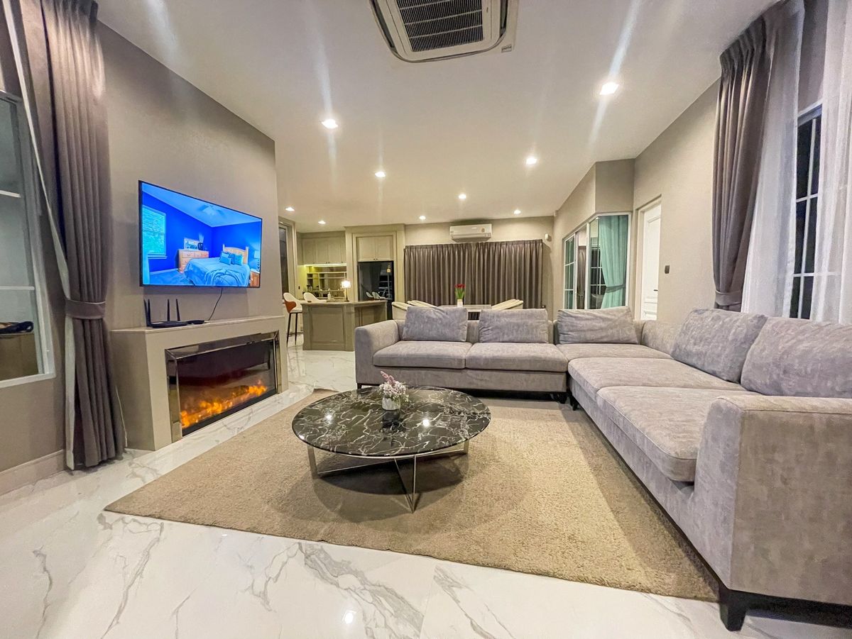 ✅⭐️🏡 เช่าบ้านโครงการ นันทวัน รามอินทรา-พหล 50 ตกแต่งหรูหรา พื้นที่ใช้สอยกว้างขวาง บ้านหลังมุม โลเคชั่นดี – รูปที่ 3