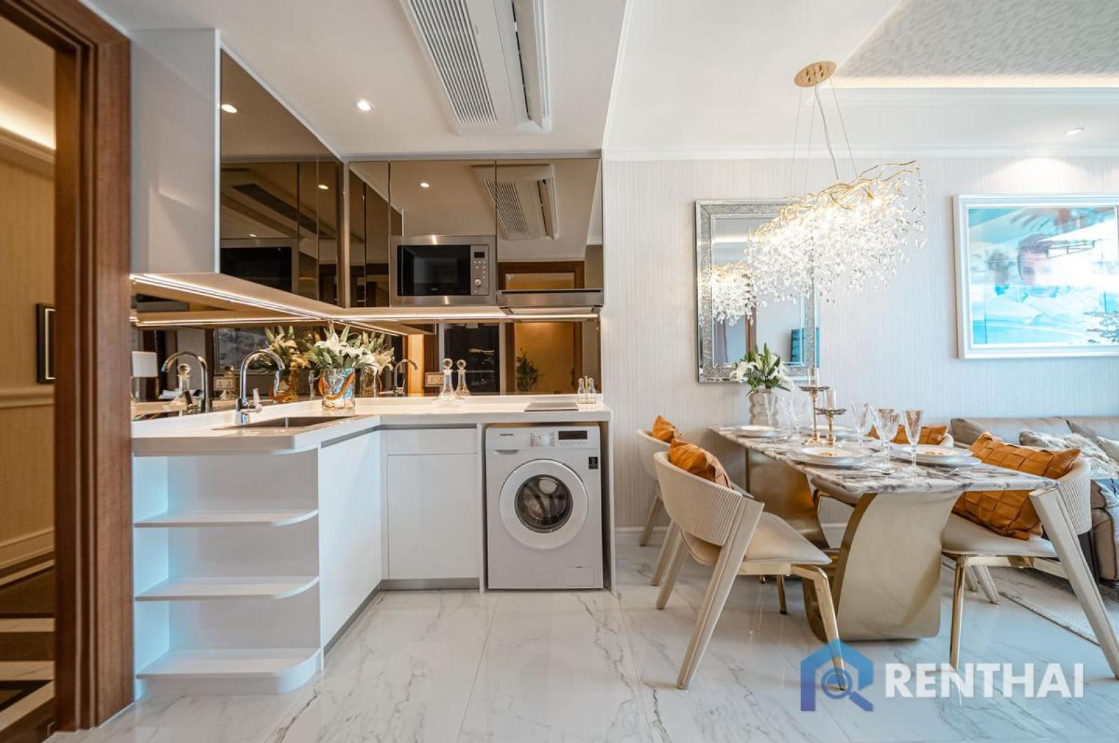 คอนโดหรูหรา The Riviera Malibu 1 ห้องนอน 1 ห้องน้ำ ขนาด 27 ตร.ม. วิวทะเล ราคาดีๆ – รูปที่ 4