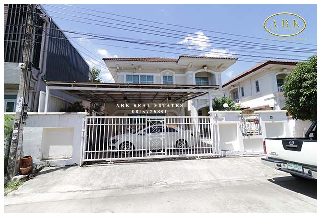 ขายด่วน บ้านเดี่ยว 2 ชั้น  58.1 ตร.ว. หมู่บ้านรุ่งกิจ แกรนด์วิสต้า มีนบุรี