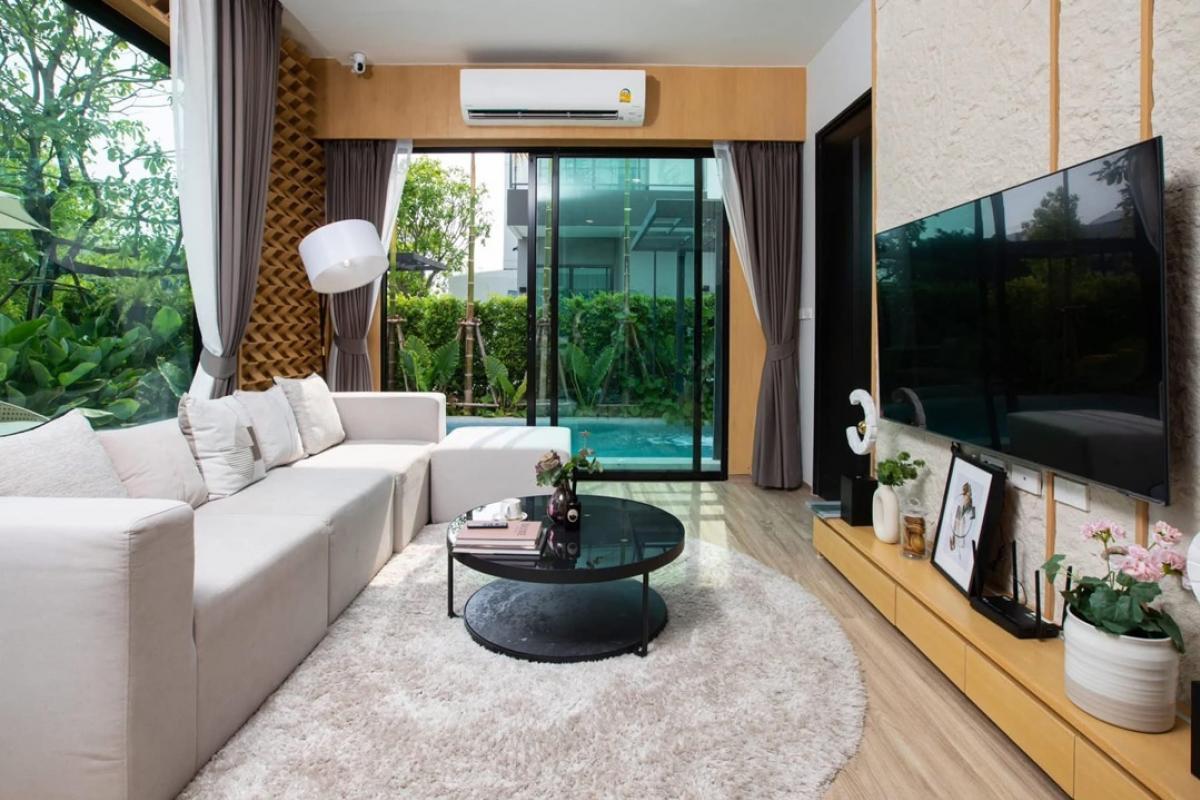 Urgent!! Very beautiful, not often available, single house for rent, Poo Villa (private pool), very cheap rent, only 95,000 baht per month, fully furnished, just bring your bags and move in. – รูปที่ 3