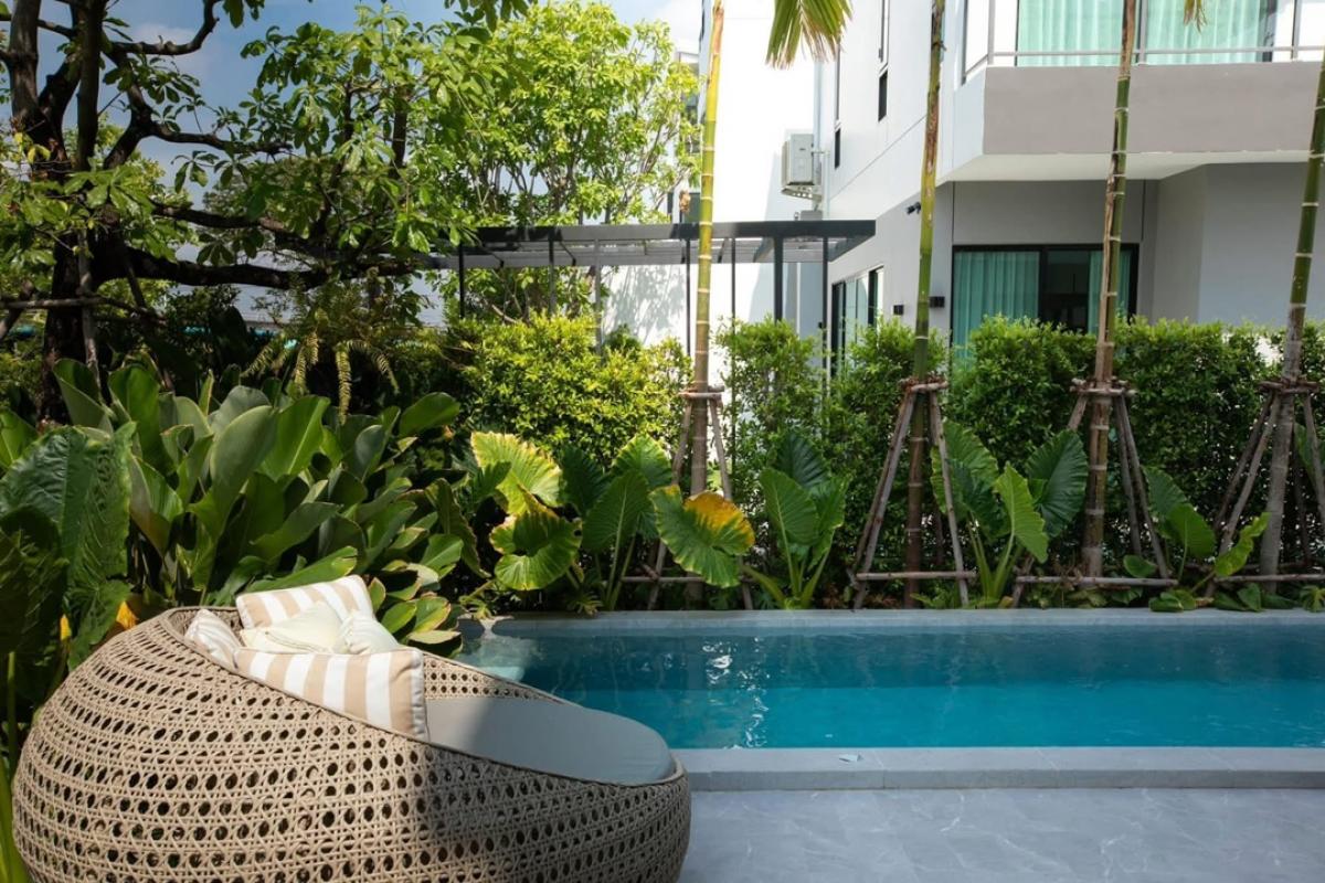 Urgent!! Very beautiful, not often available, single house for rent, Poo Villa (private pool), very cheap rent, only 95,000 baht per month, fully furnished, just bring your bags and move in. – รูปที่ 4