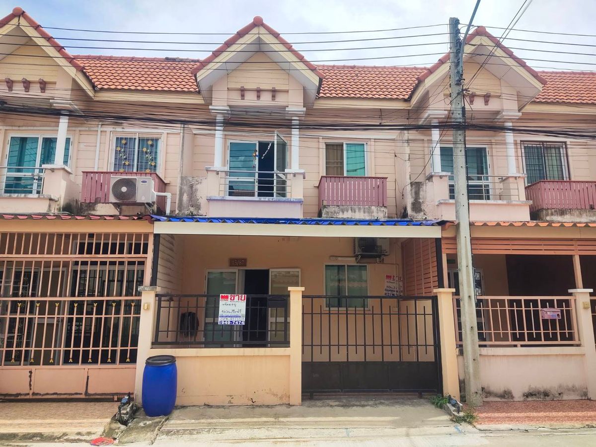 Townhouse for sale, Tasanee Village, Ban Chang, Mueang Pathum Thani, ready to move in Townhouse for sale, Tasanee Village, Ban Chang, Mueang Pathum Thani, ready to move in