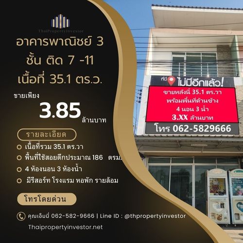 Prime Location for Your Business! 3-Storey Commercial Building Adjacent to 7-11