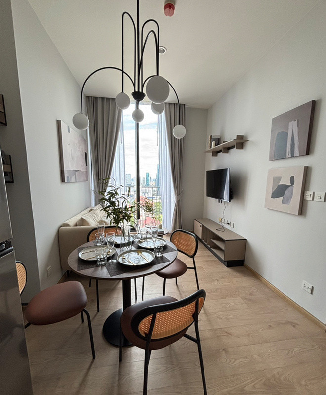 สอบถามโทร : 097-926-4469 ขาย/ให้เช่า Condo Noble BE19 ใกล้ BTS อโศก 52.07 ตารางเมตร 2 ห้องนอน 2 ห้องน้ำ ทิศเหนือ ชั้น19 (เอกสิทธิ์เฉพาะชั้นนี้ มีสวนส่วนตัว) เพิ่งตกแต่งเสร็จ พร้อมเข้าอยู่ – รูปที่ 2
