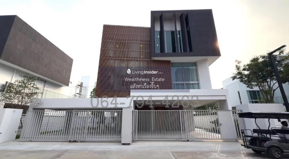 🏠 The Marq Exquisite Ratchaphruek-Charansanitwong, 3-storey detached house, 540 sq m, parking for 6 cars, special price 0647944263 (Khun Nam)