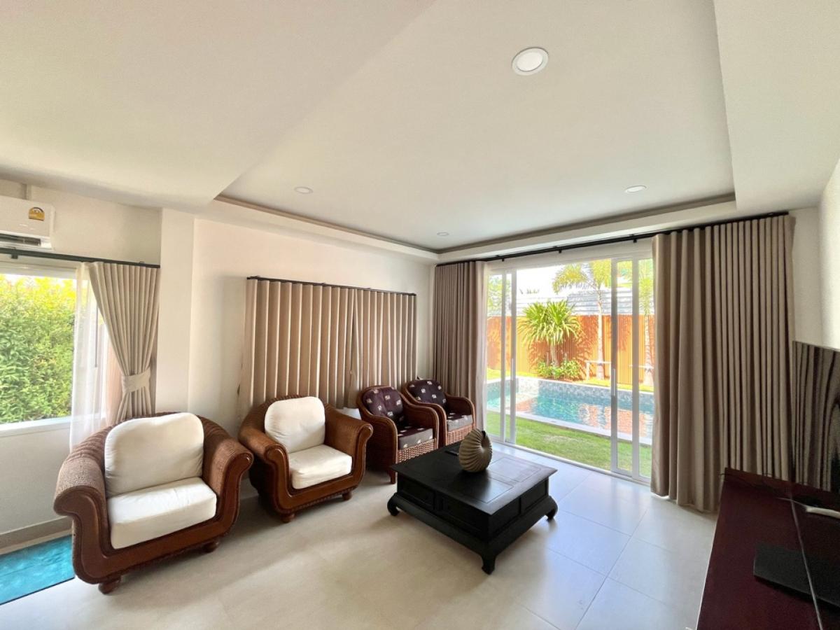 วิลล่าพร้อมสระว่ายน้ำใกล้ทะเลเพียง 250 เมตรในเขาตะเกียบ หัวหินPool villa for sale 280 meter near to the beach in KhaoTakiab Huahin city – รูปที่ 3