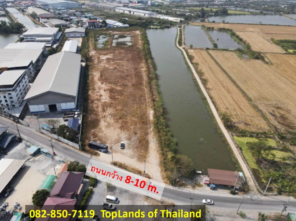 ขาย ที่ดิน บางเสาธง จ.สมุทรปราการ ถนนบานา-ตราด เนื้อที่ 18 ไร่ เหมาะสร้าง โรงงาน โกดัง และคลังสินค้า – รูปที่ 4