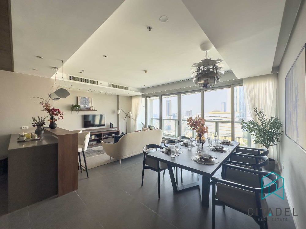 The River by Raimon Land - Riverfront, Cozy 3 Beds Condo for Rent Facing IconSiam! The River by Raimon Land - Riverfront, Cozy 3 Beds Condo for Rent Facing IconSiam!