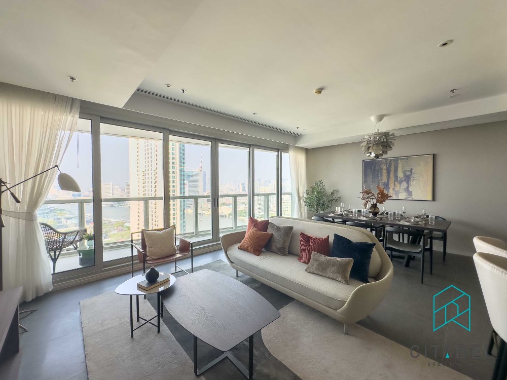 The River by Raimon Land - Riverfront, Cozy 3 Beds Condo for Rent Facing IconSiam! – รูปที่ 4