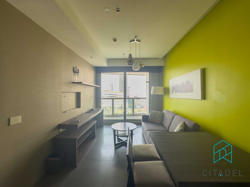 The River by Raimon Land - High Floor 2 Beds Condo for Rent Facing IconSiam! – รูปที่ 2