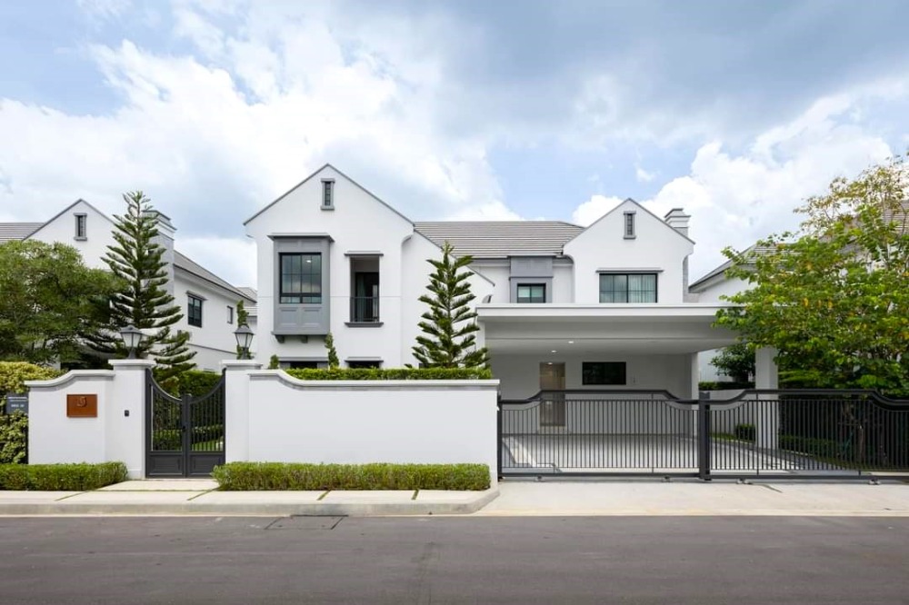 For sale, luxury house with tenants, Nantawan Rama 9-Krungthep Kreetha new cut project, size 4 bedrooms, 5 bathrooms, Le Baron model (Size S) For sale, luxury house with tenants, Nantawan Rama 9-Krungthep Kreetha new cut project, size 4 bedrooms, 5 bathrooms, Le Baron model (Size S)