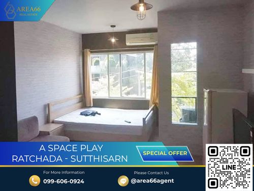 🔥 For sale!! Condo A space play Ratchada-Sutthisan