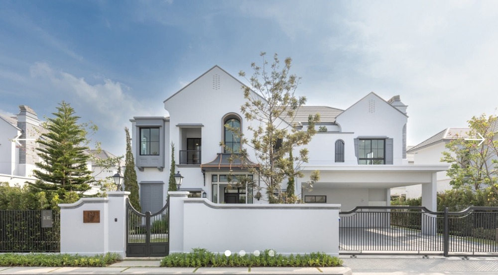 For sale, luxury house with tenants, Nantawan Rama 9-Krungthep Kreetha new cut project, 4 bedrooms, 5 bathrooms, Le Comte model (Size M) For sale, luxury house with tenants, Nantawan Rama 9-Krungthep Kreetha new cut project, 4 bedrooms, 5 bathrooms, Le Comte model (Size M)
