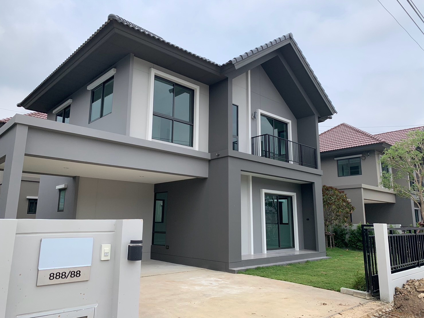 Single house, No. 888/88 PAVE Bangna, 59.3 sq m., 4 bedrooms, 3 bathrooms, 2 parking spaces Single house, No. 888/88 PAVE Bangna, 59.3 sq m., 4 bedrooms, 3 bathrooms, 2 parking spaces
