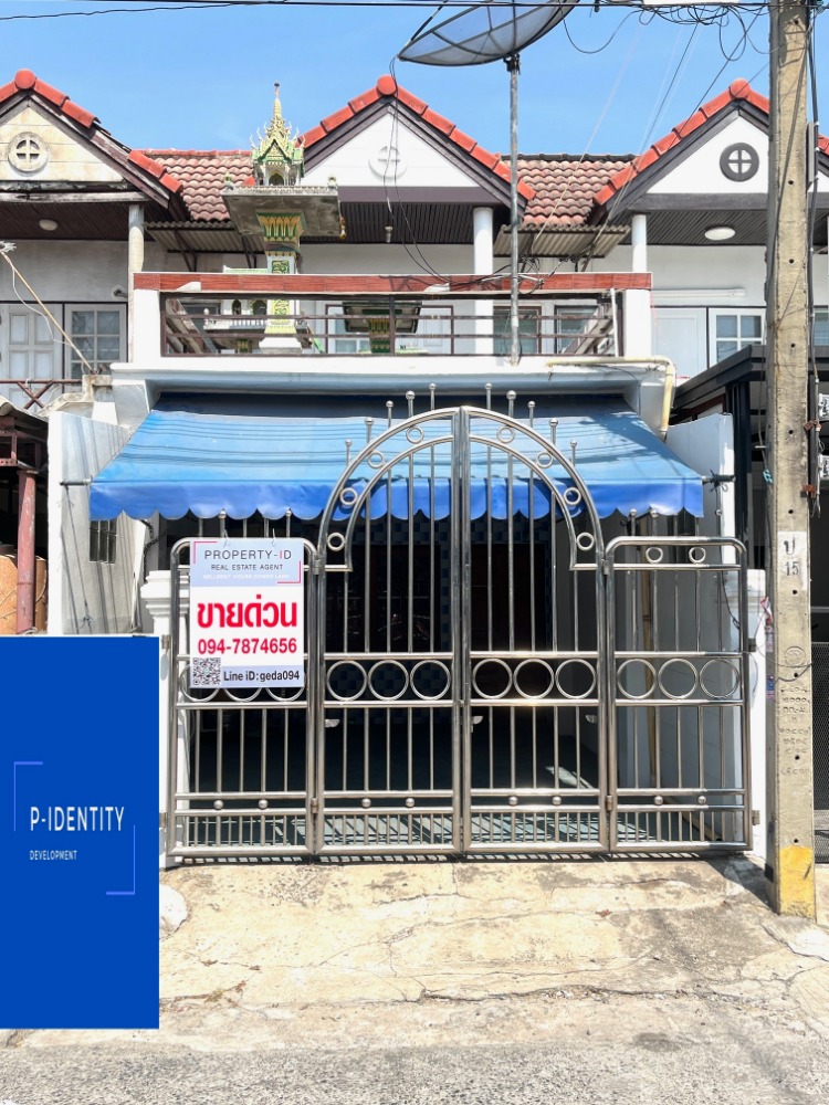 For sale, 2-storey townhouse, good condition, at M. Thap Mongkhon 1, Phraeksa, ready to move in, extension, pile, standard structure, strong, good location, convenient transportation