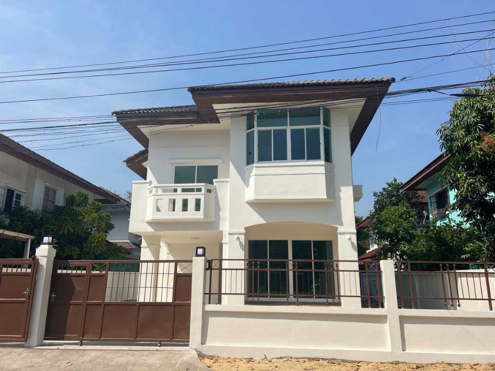 Single house for sale, Flora Ville Suwinthawong Village, newly renovated
