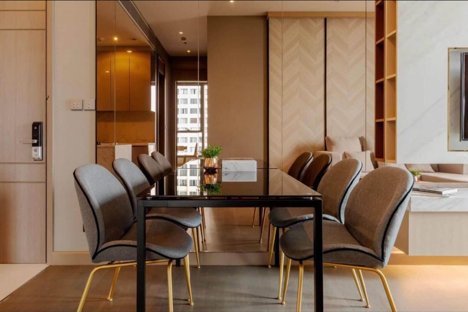 ♦ Modern decorated ♦ ชั้น 20+ 77.00 ตร.ม. | 2 ห้องนอน วิวสวย | คอนโดใกล้ BTS เพชรบุรี 1 นาที, มศว. 3 นาที, เซ็นทรัล พระราม 9 7 นาที, โรงพยาบาลกรุงเทพ 9 นาที – รูปที่ 4