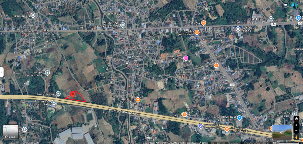 2 rai land next to the Lampang-Chiang Mai Superhighway, Hang Chat District, Lampang Province – รูปที่ 3