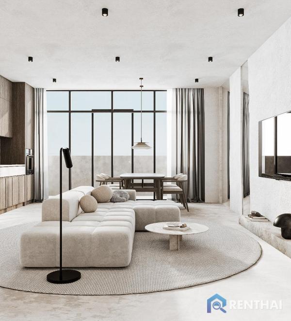 Sunny Moon Studio 3bed in Phuket: Fully Furnished + Pool, Gym &amp; Parking