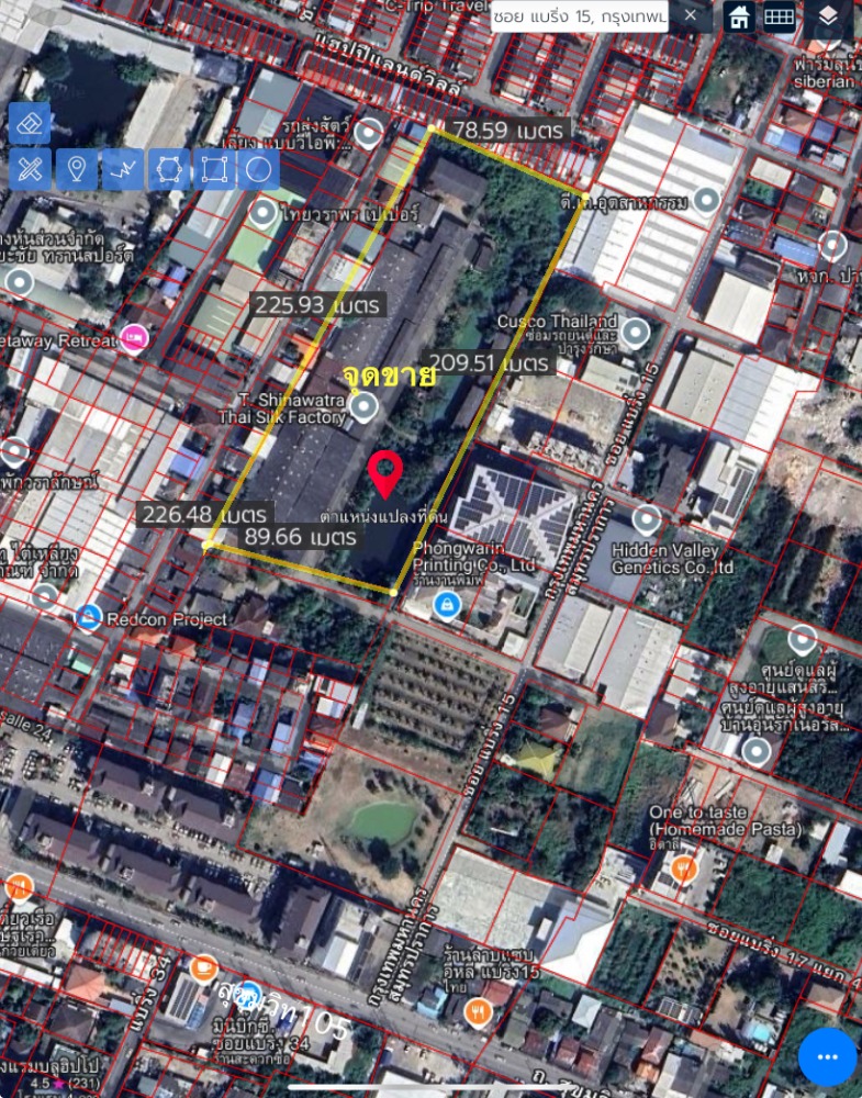 ขายที่ดินเปล่า แบริ่งซอย15(สุขุมวิท105) พื้นที่ 11 ไร่ ทำเลดี  เหมาะทำจัดสรร โรงเรียนนานาชาติ เข้าออกได้หลายเส้นทาง – รูปที่ 2
