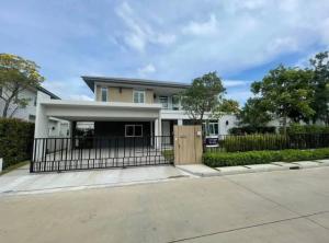 ขายบ้านเดี่ยว 2 ชั้น ที่มัณฑนา เวสต์เกต 4ห้องนอน เฟอร์นิเจอร์ครบ มีระเบียง แปลงมุม มีความเป็นส่วนตัว ใกล้เซ็นทรัลเวสต์เกต