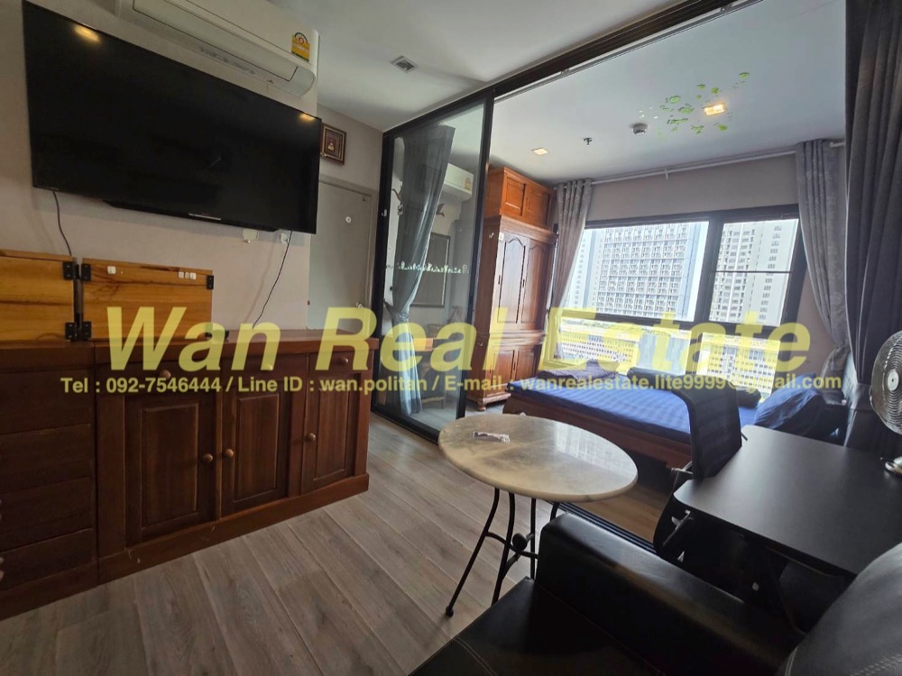 For rent Politan Rive, 12th floor, size 25 sqm. Complete with cheap price.