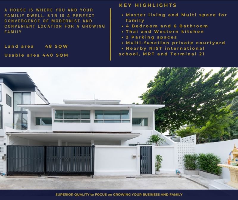 Townhome Sukhumvit 15 / 3 - Story (SALE) PALM853