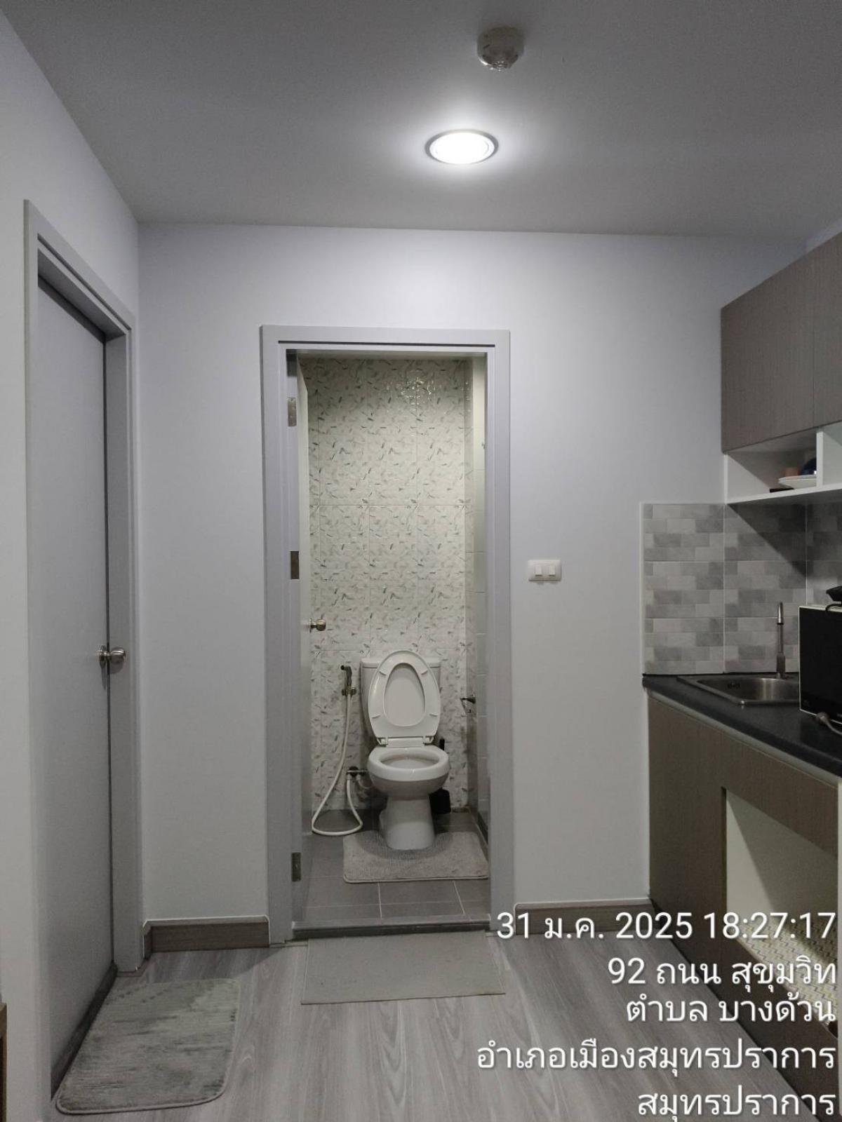 ให้เช่า The Trust เอราวัณ ห้องมุม พึ่ง renovate ใหม่1 bedroom 28 ตรม – รูปที่ 4