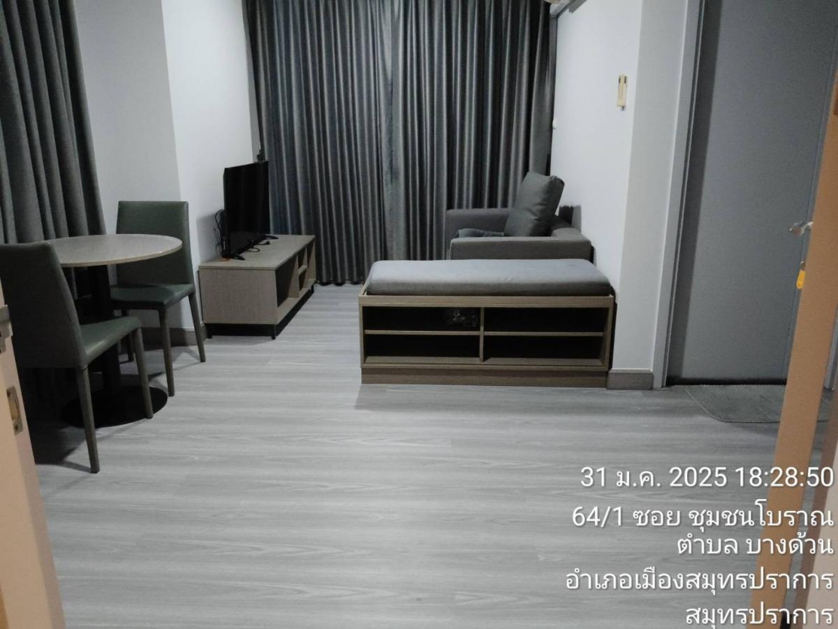 ให้เช่า The Trust เอราวัณ ห้องมุม พึ่ง renovate ใหม่1 bedroom 28 ตรม – รูปที่ 2