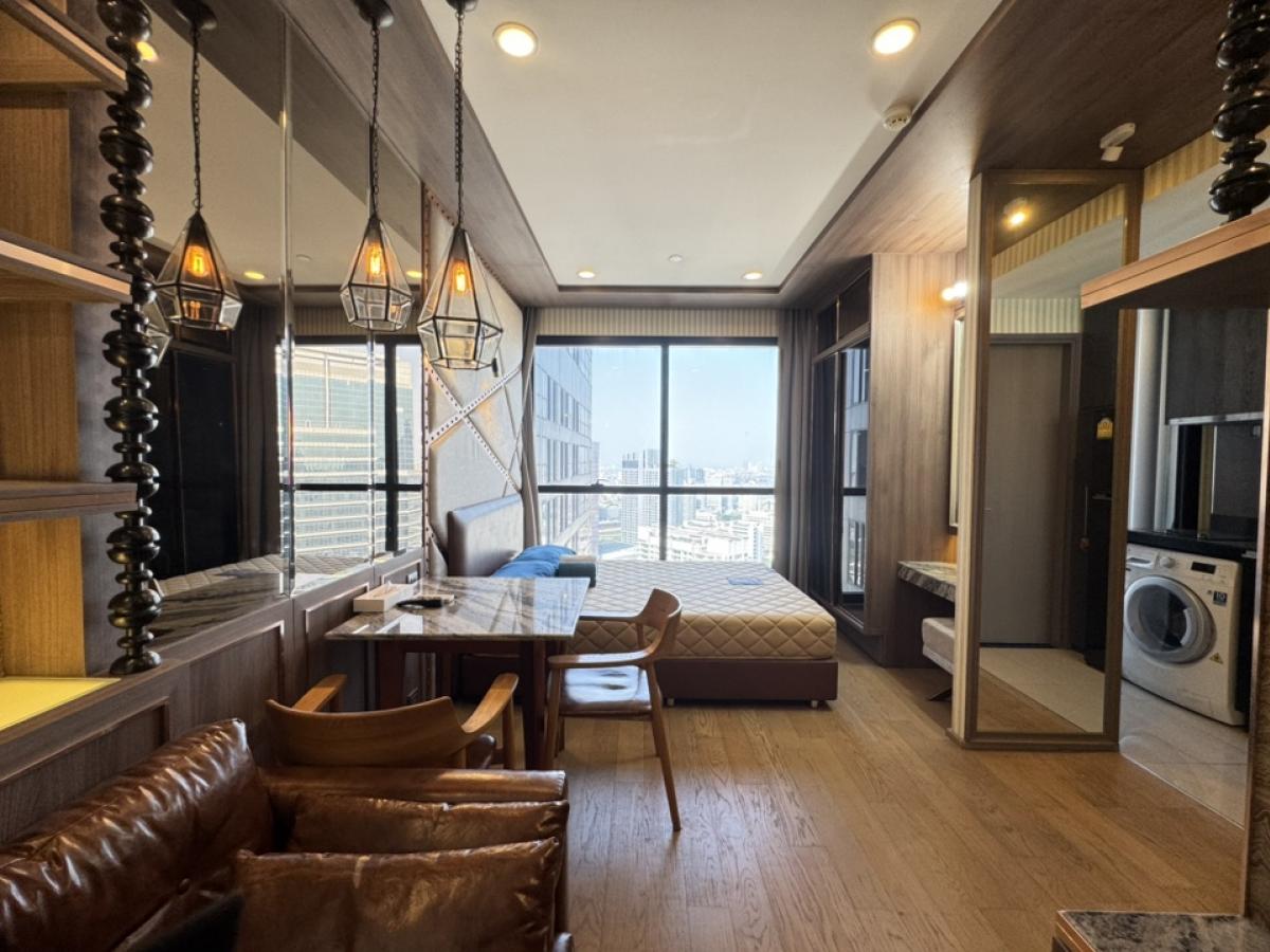 ✨Fully furnished, ready to move in ASHTON CHULA - STUDIO - 34 sq.m. with built-in furniture and electrical appliances✨ – รูปที่ 2