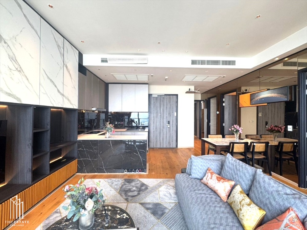 Duplex room for rent Whizdom Essence ชั้นสูง วิวโล่ง 102.34 sq.m. 3 bedroom @100,000 Baht – รูปที่ 2